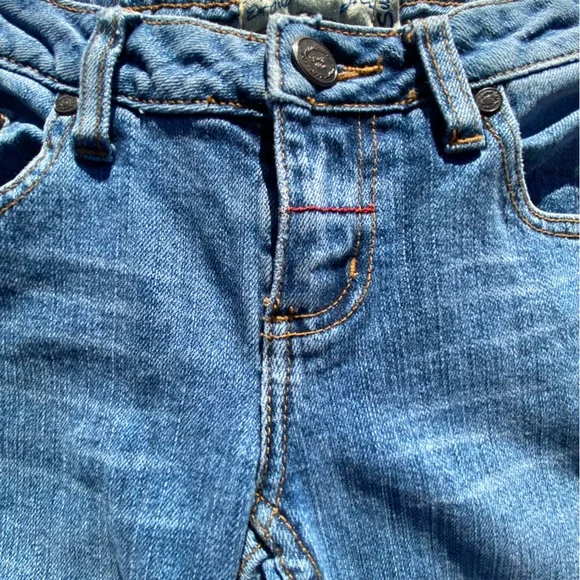 American Rag Low rise Jeans Super Flare size 2 26 short - Picture 9 of 16